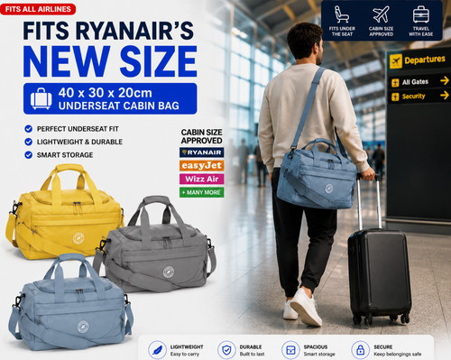 Cabin bags under - seat, on