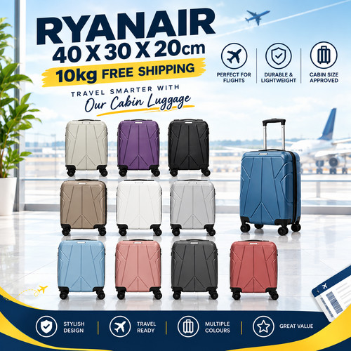 Underseat carry cabin bag - on,